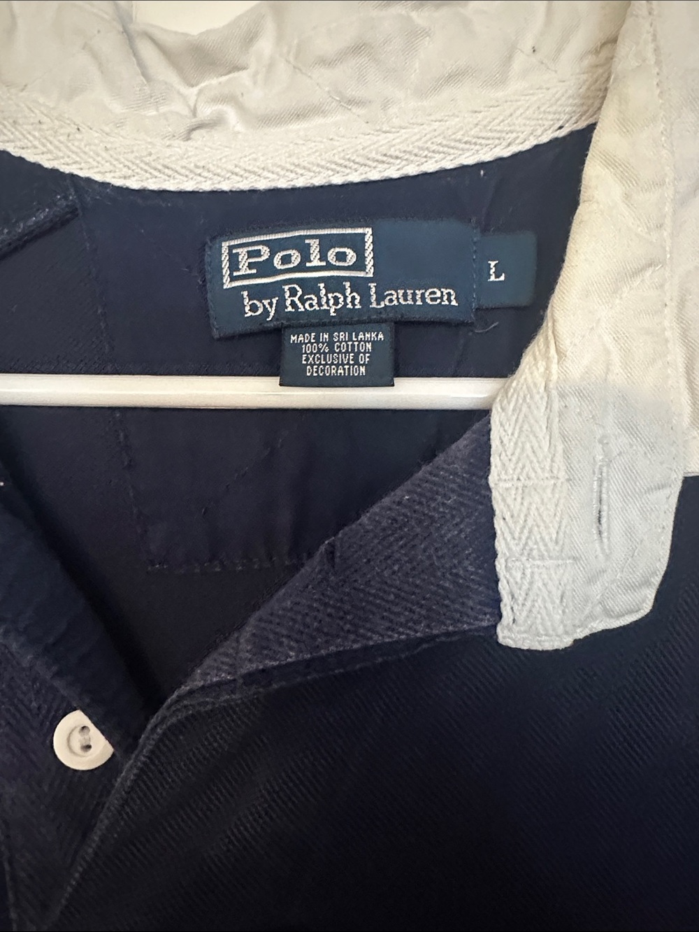 Polo by Ralph Lauren Navy Short-Sleeve USA Flag Polo with Red Pony - Picture 2 of 4